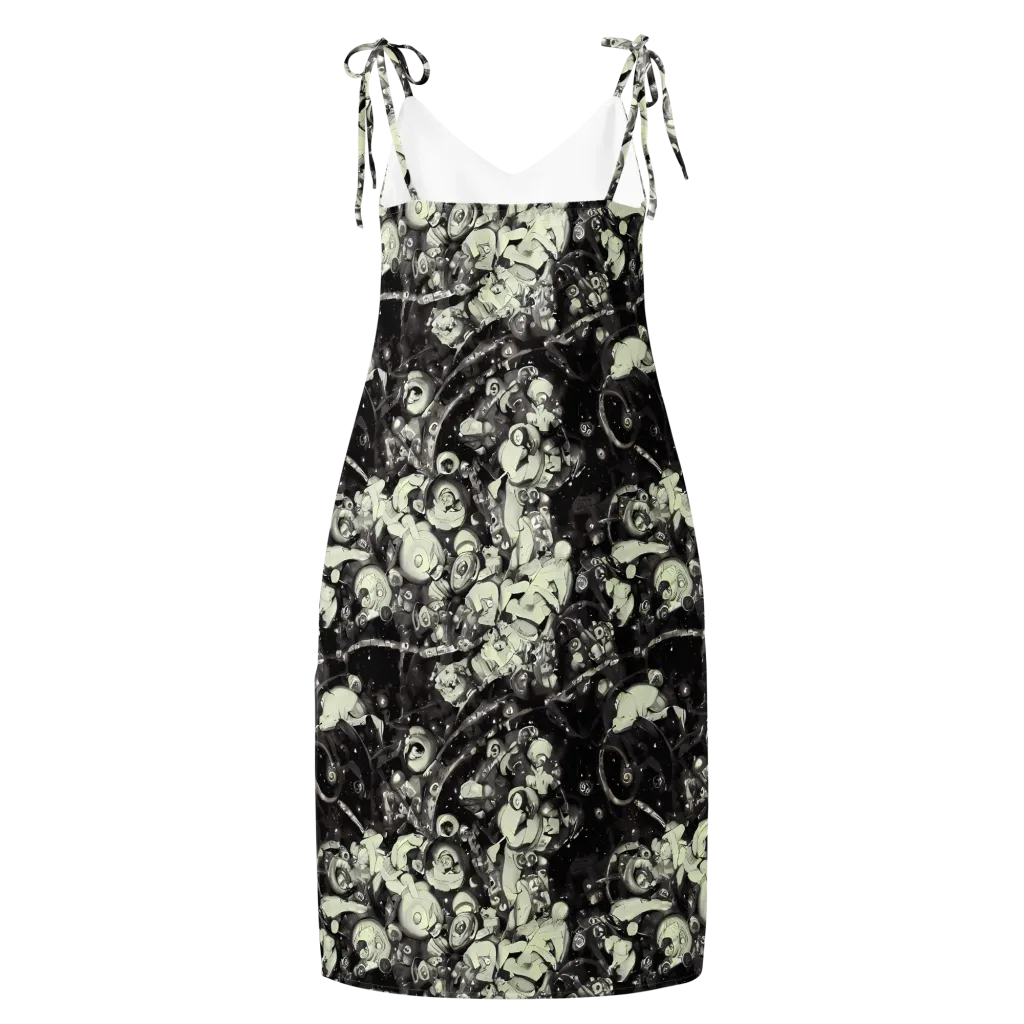Nocturne Mosaic on Slip Dress — Back
