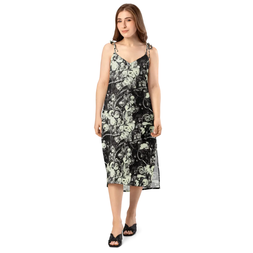 Nocturne Mosaic on Slip Dress — Front