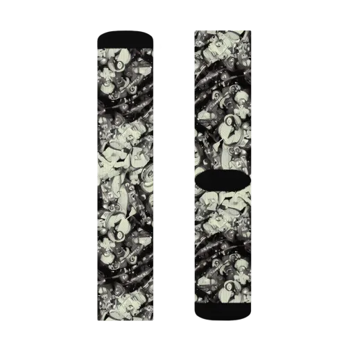 Nocturne Mosaic on a Socks