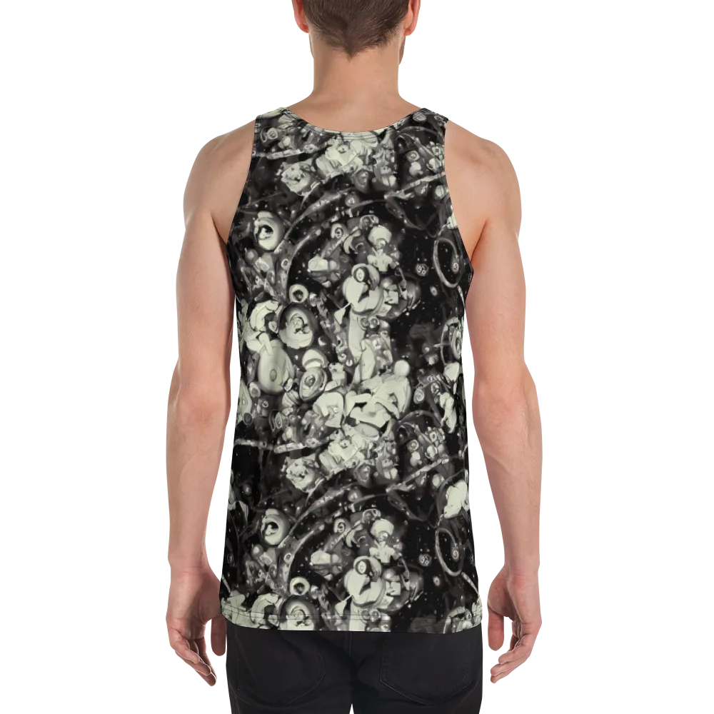 Nocturne Mosaic on Men's Tank Top — Back