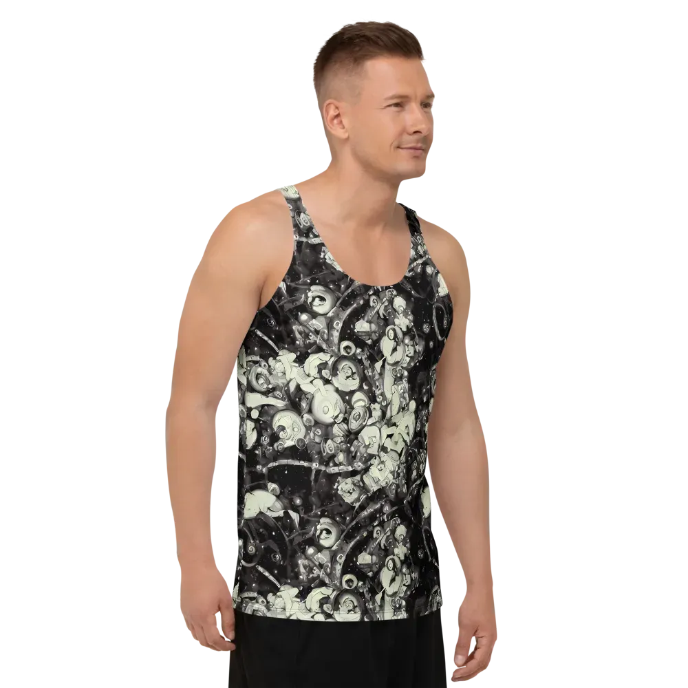 Nocturne Mosaic on Men's Tank Top — Right Front