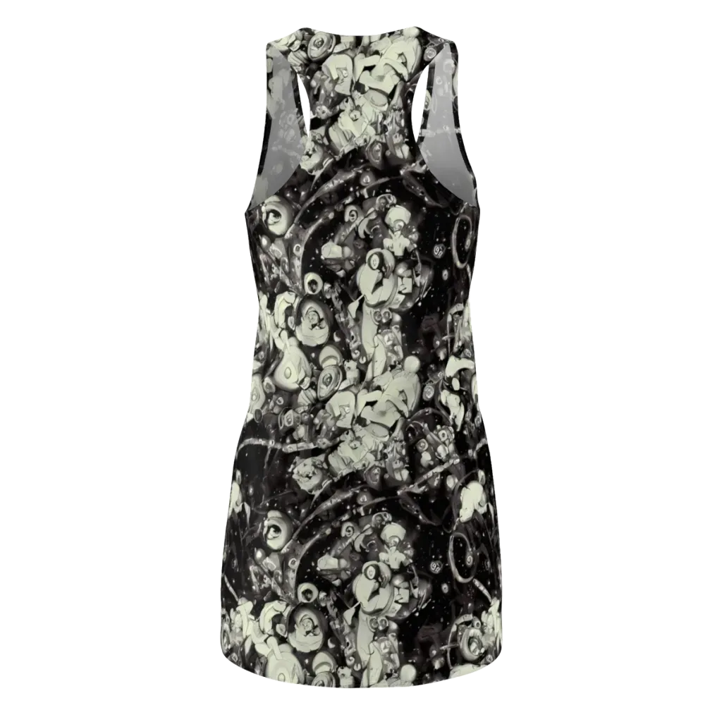 Nocturne Mosaic on Racerback Dress — Back