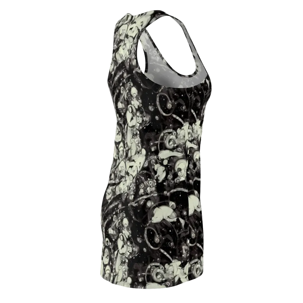 Nocturne Mosaic on Racerback Dress — Back Side