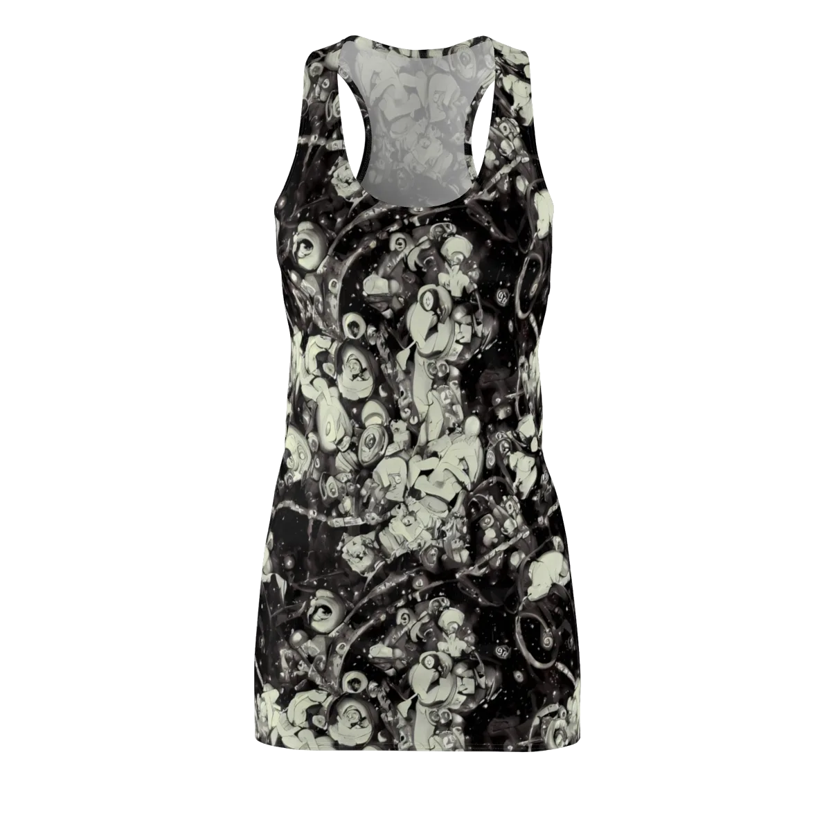 Nocturne Mosaic on Racerback Dress — Front