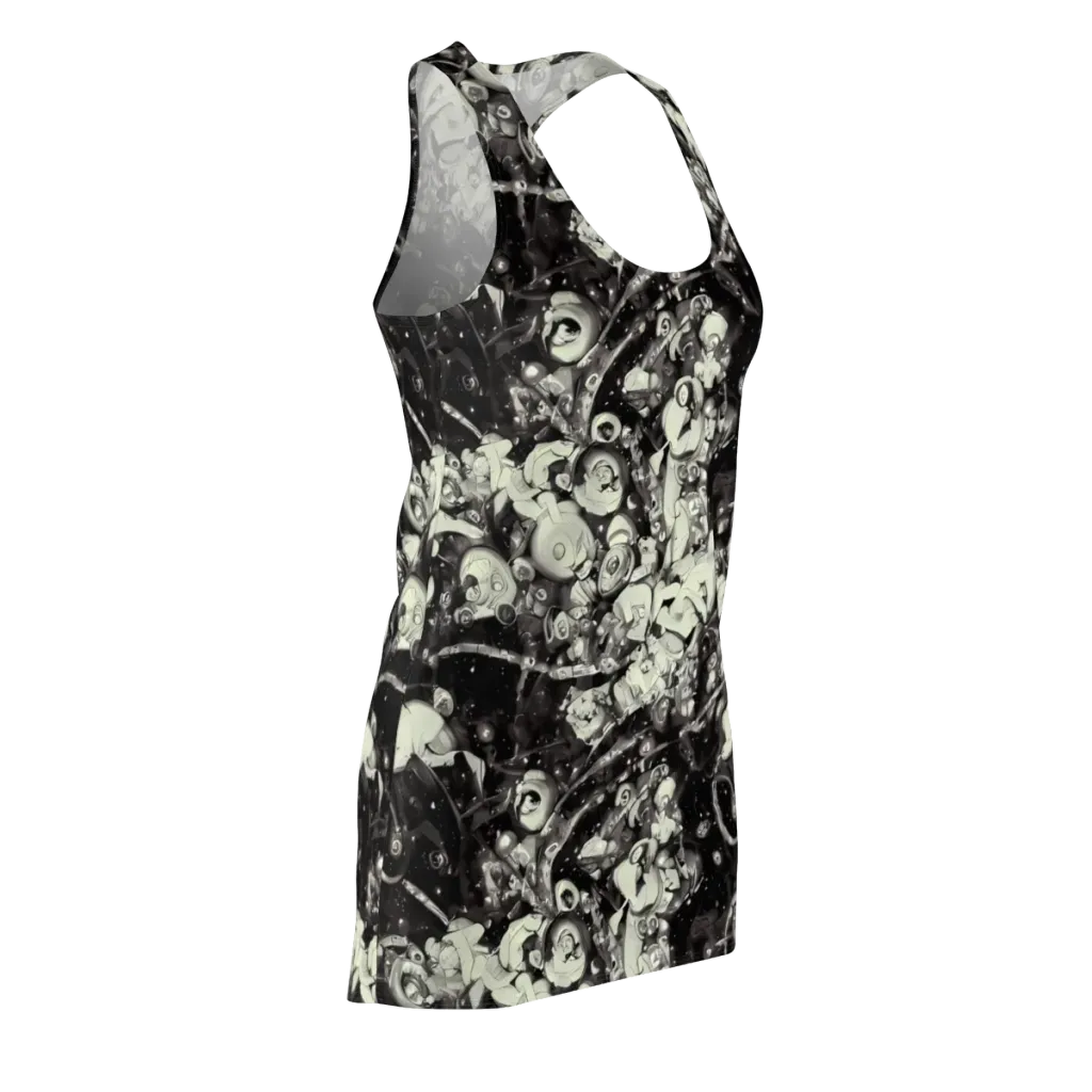 Nocturne Mosaic on Racerback Dress — Front Side