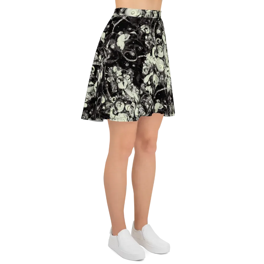 Nocturne Mosaic on Skater Skirt — Right