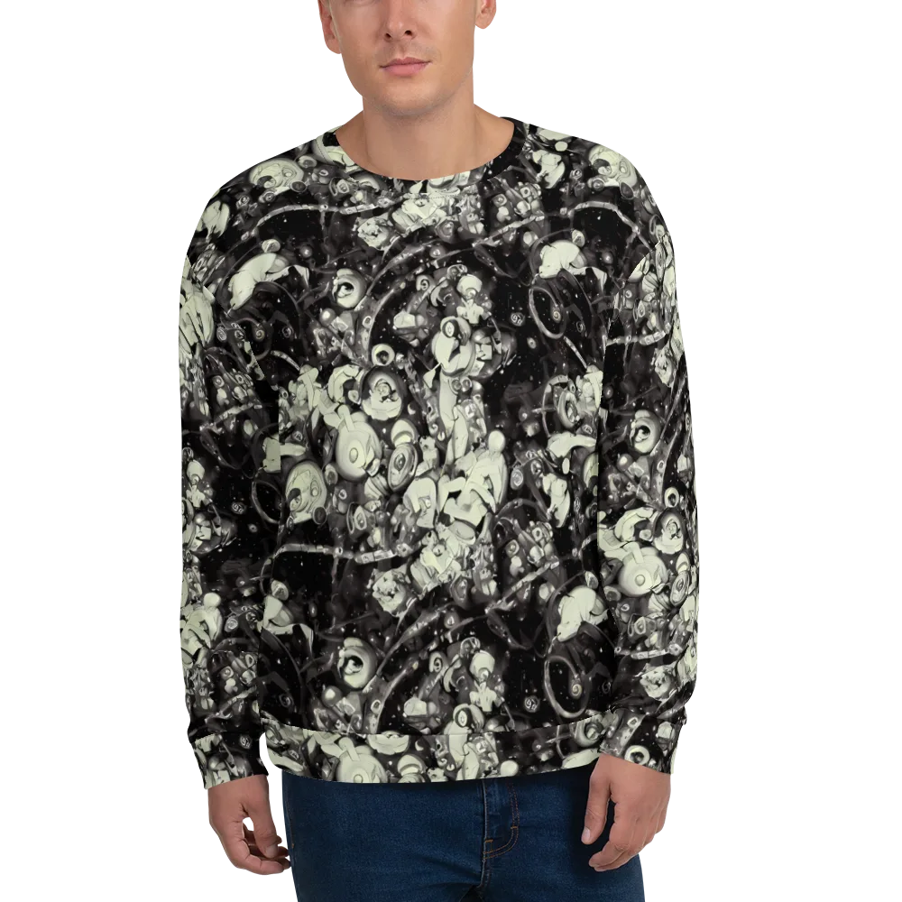 Nocturne Mosaic on Sweatshirt — Front