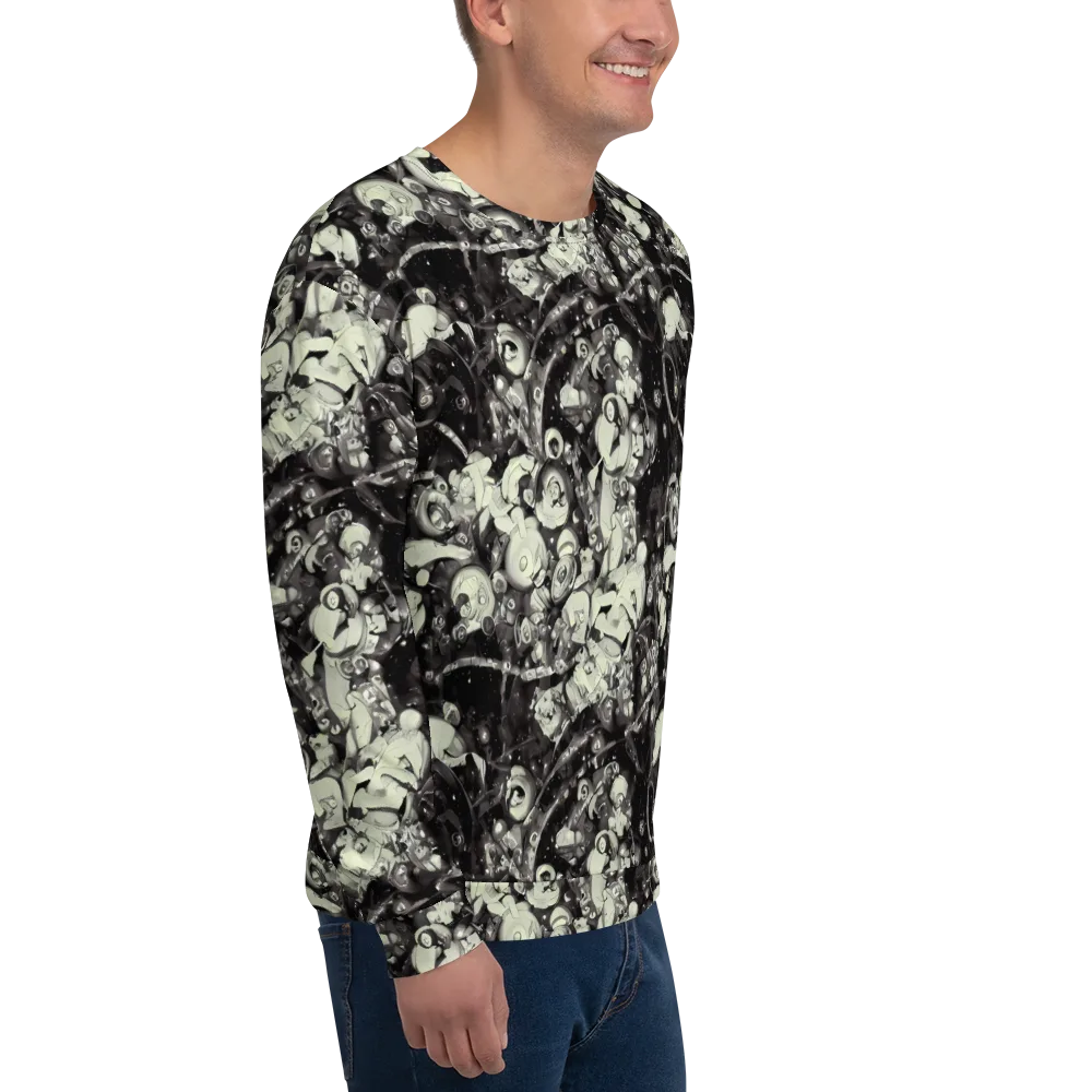 Nocturne Mosaic on Sweatshirt — Right Front