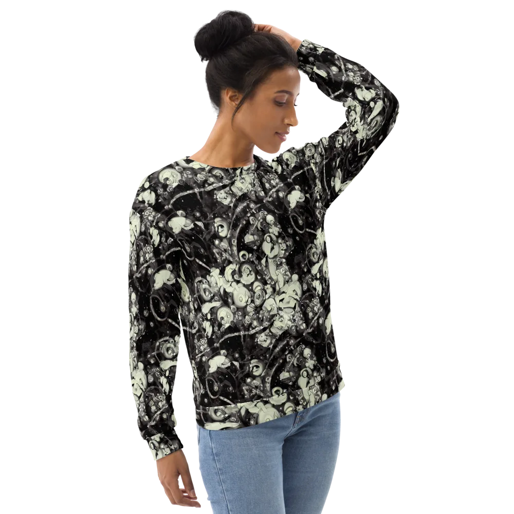 Nocturne Mosaic on Sweatshirt — Right Front