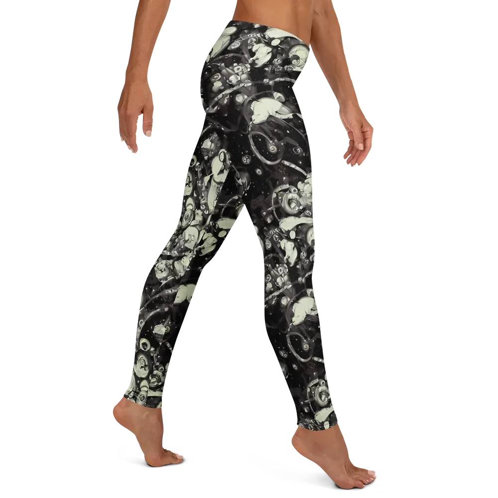 Nocturne Mosaic on Leggings — Right