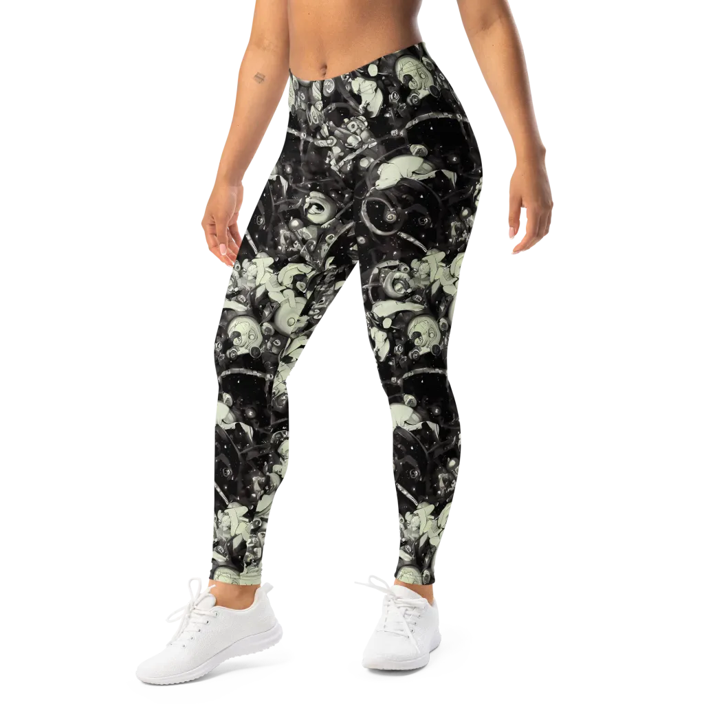 Nocturne Mosaic on Leggings — Left Front