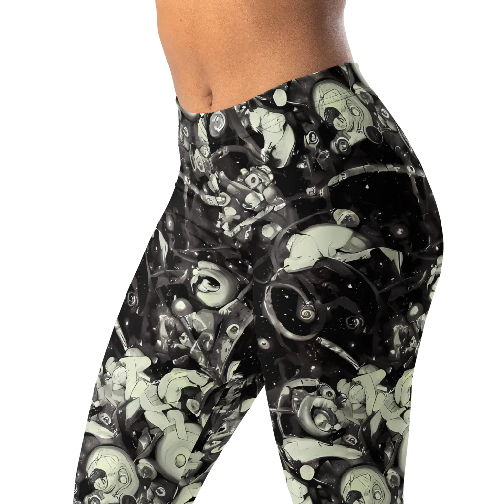 Nocturne Mosaic on Leggings — Left Front