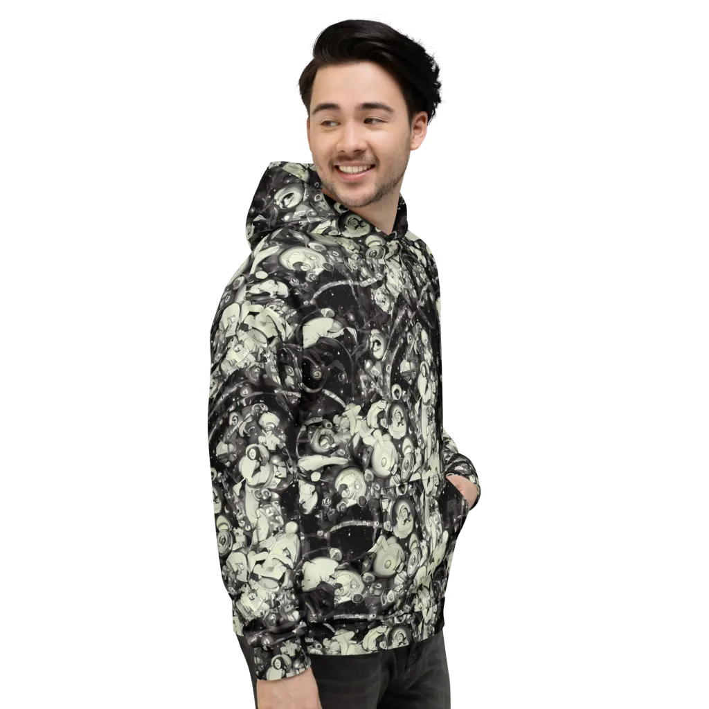 Nocturne Mosaic on Hoodie — Right