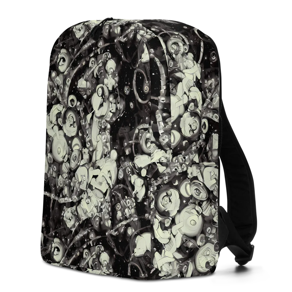 Nocturne Mosaic on Minimalist Backpack — Left