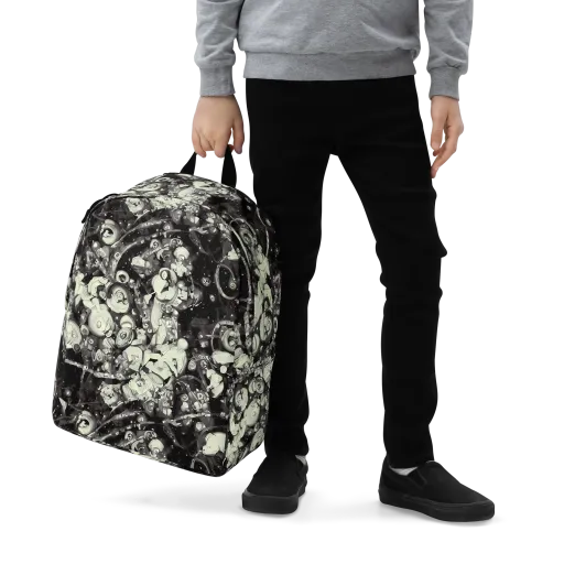 Nocturne Mosaic on a Minimalist Backpack