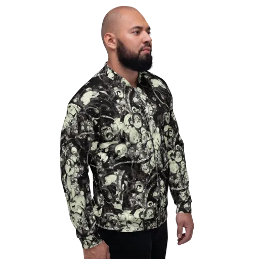 Nocturne Mosaic on a Bomber Jacket