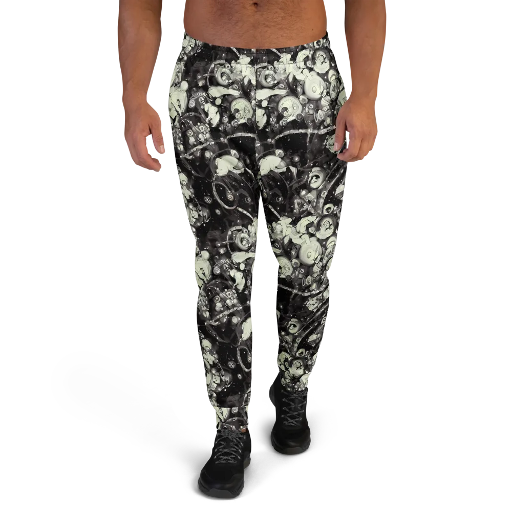 Nocturne Mosaic on Men's Joggers — Front