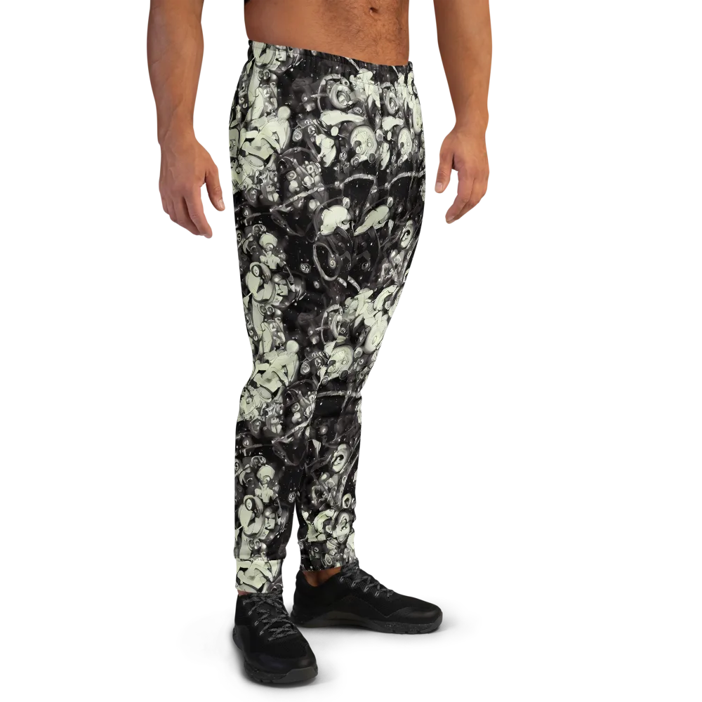 Nocturne Mosaic on Men's Joggers — Right