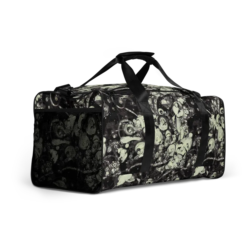 Nocturne Mosaic on Duffle Bag — Right Front