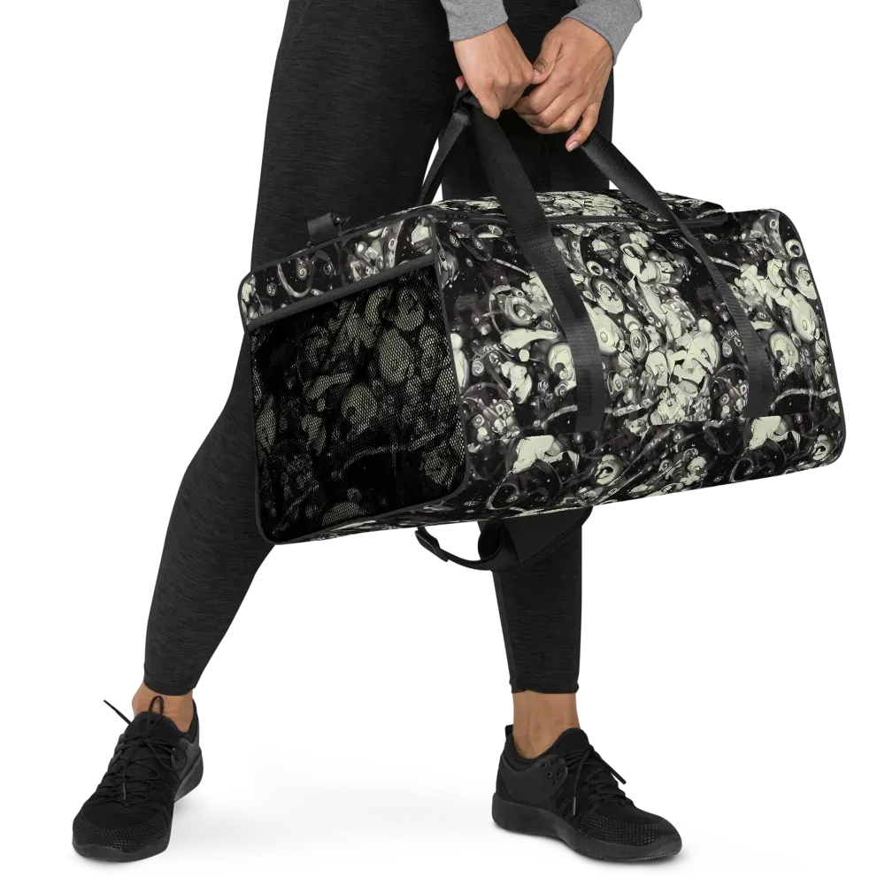 Nocturne Mosaic on Duffle Bag — Right Front