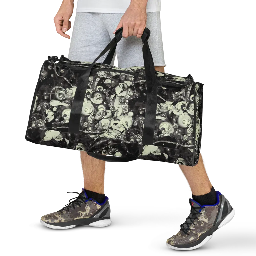 Nocturne Mosaic on Duffle Bag — Front