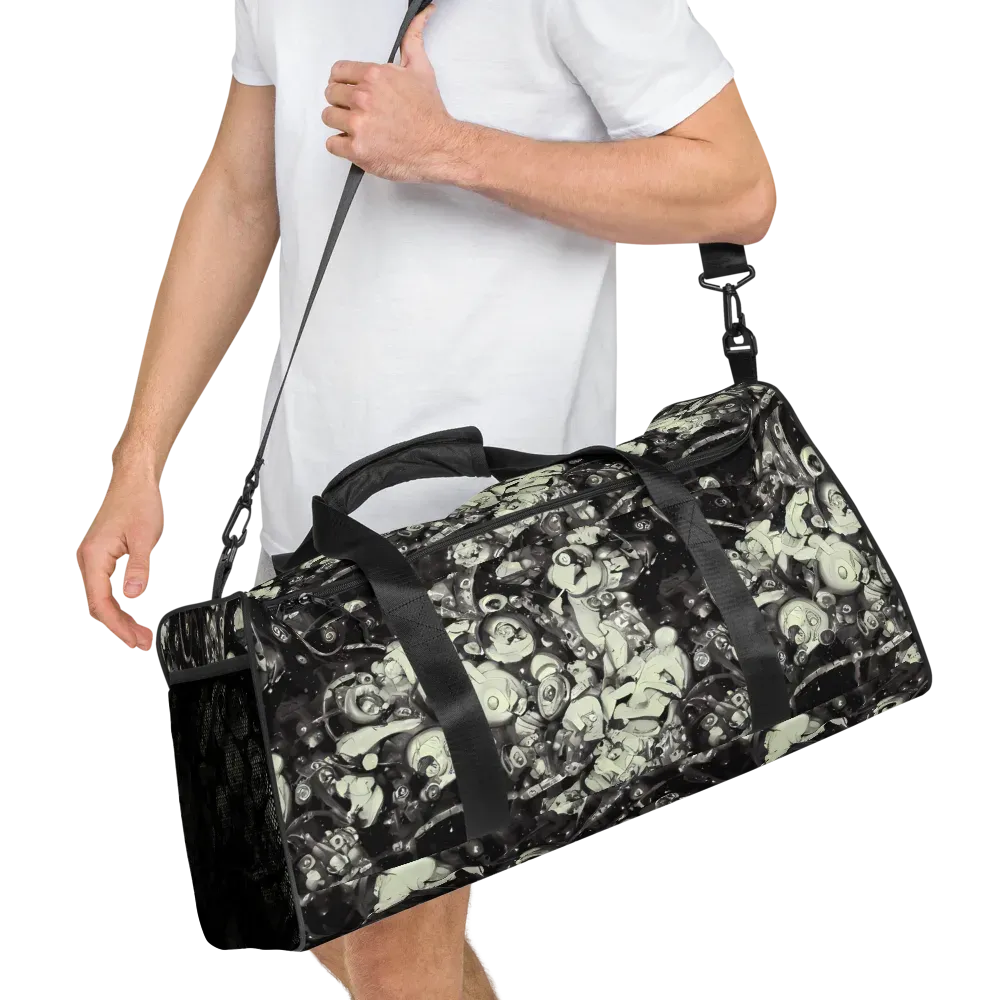 Nocturne Mosaic on Duffle Bag — Right Front