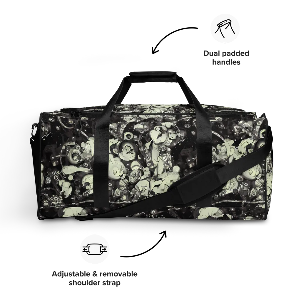 Nocturne Mosaic on Duffle Bag — Front