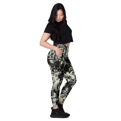 Nocturne Mosaic on a Leggings with Pockets