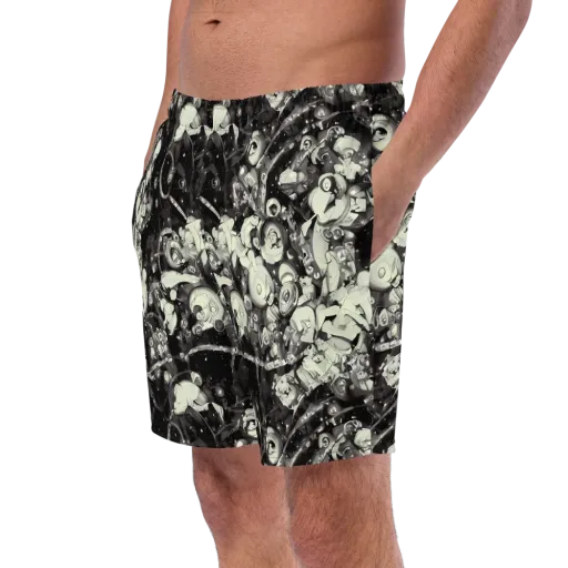 Nocturne Mosaic on a Swim Trunks