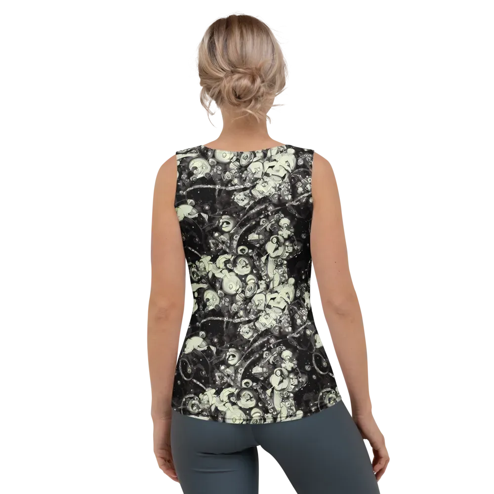 Nocturne Mosaic on Women's Tank Top — Back