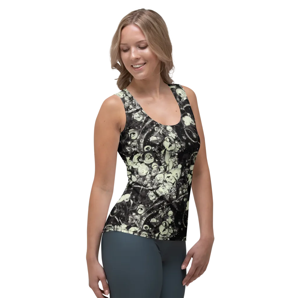 Nocturne Mosaic on Women's Tank Top — Right Front