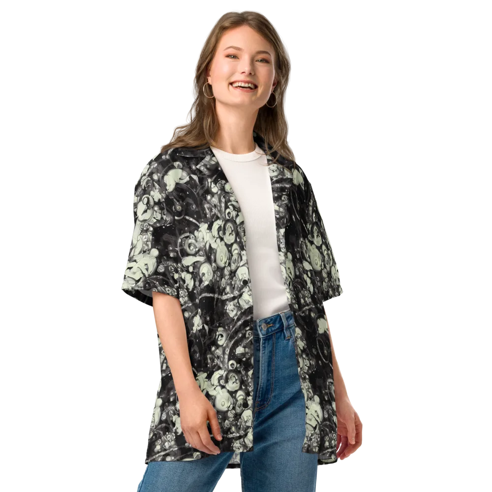 Nocturne Mosaic on Button Shirt — Front