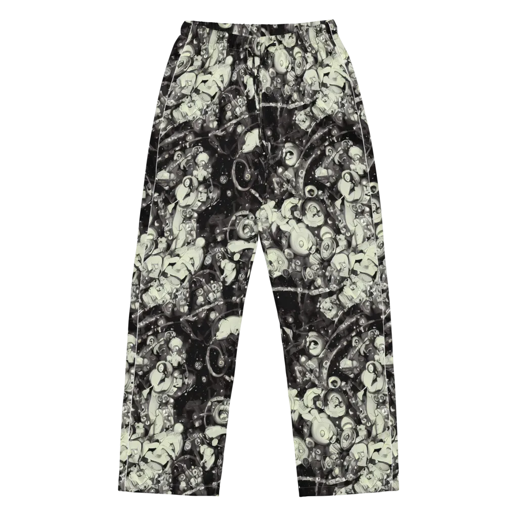 Nocturne Mosaic on Women's Pajama Pants — Front