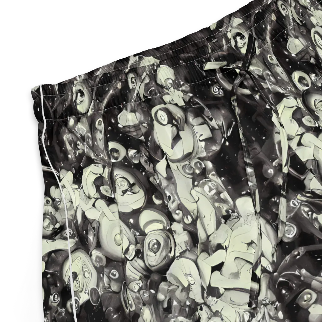 Nocturne Mosaic on Women's Pajama Shorts — Product details