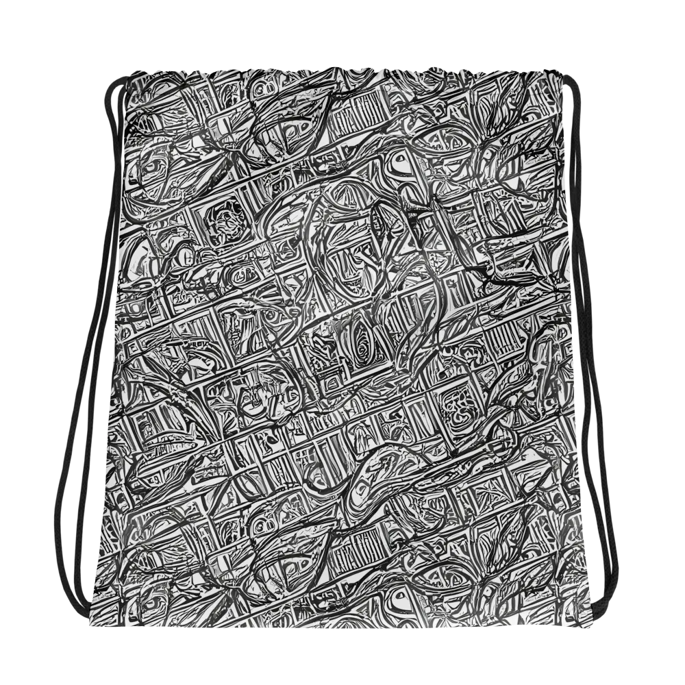 Monochrome Riot on Drawstring Bag — Photo