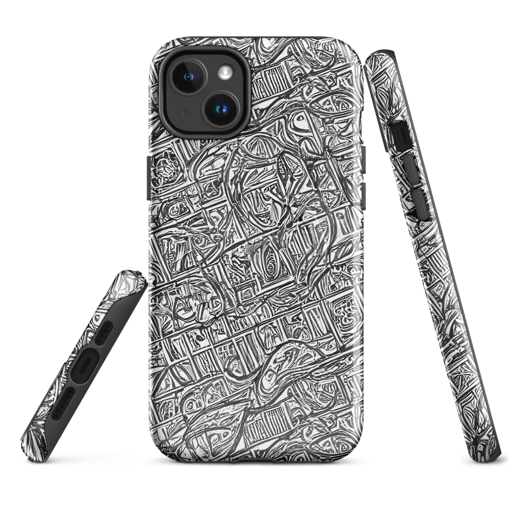 Monochrome Riot on MagSafe Tough Case for iPhone® — Front