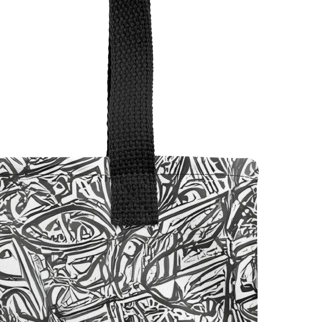 Monochrome Riot on Tote Bag — Product details