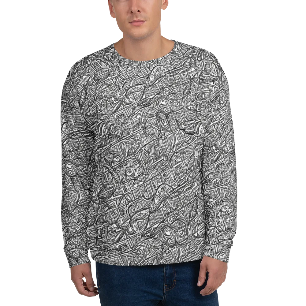 Monochrome Riot on Sweatshirt — Front
