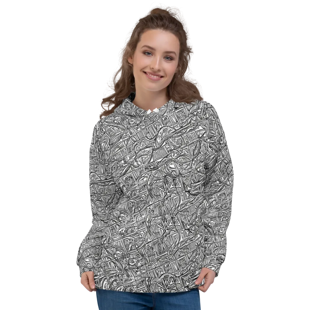 Monochrome Riot on Hoodie — Front