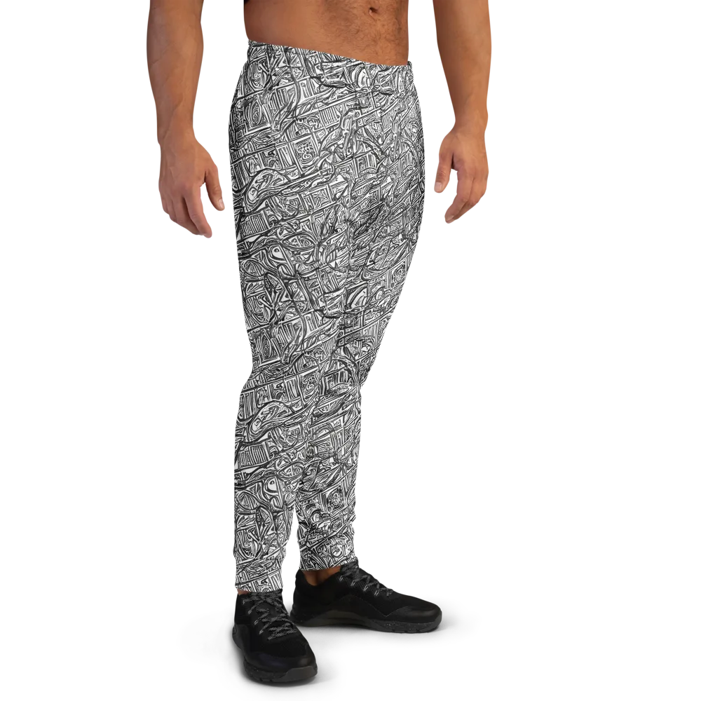 Monochrome Riot on Men's Joggers — Right