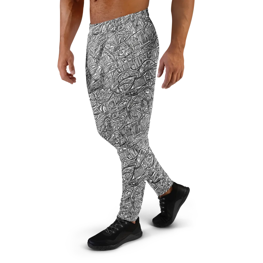 Monochrome Riot on Men's Joggers — Left