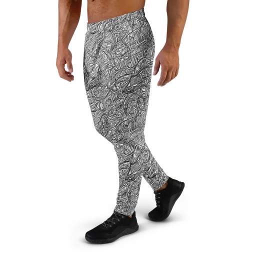 Monochrome Riot on a Men's Joggers