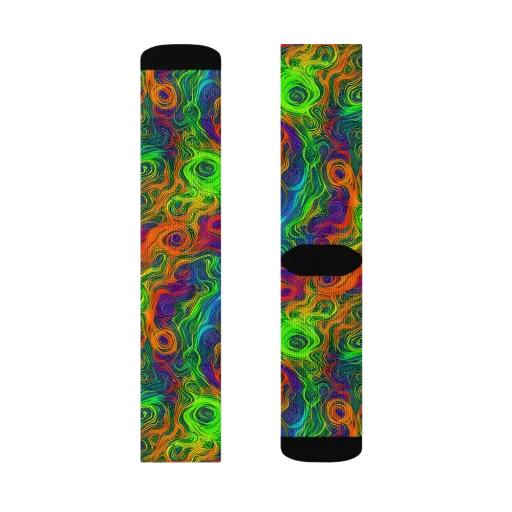 Chromatic Whirl on a Socks