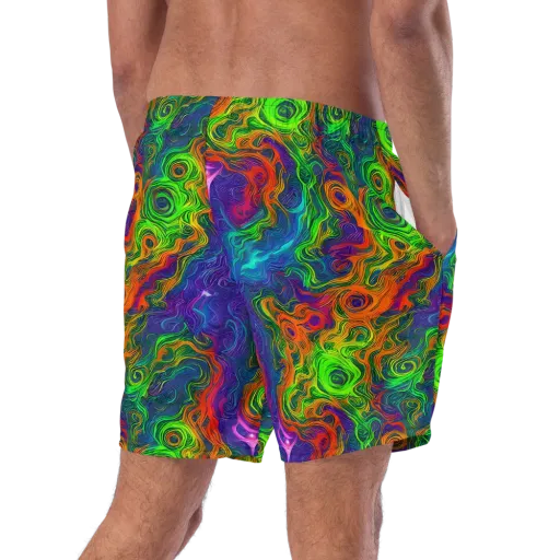 Chromatic Whirl on a Swim Trunks