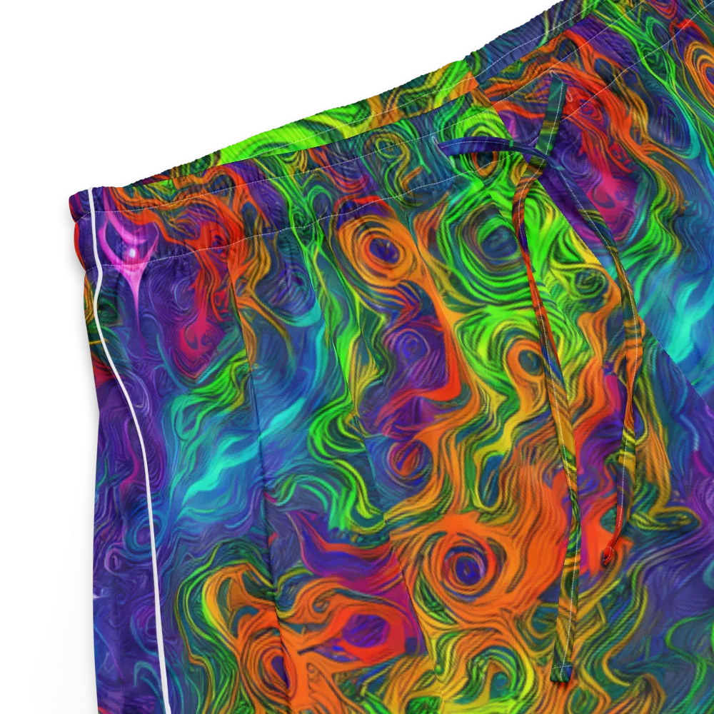 Chromatic Whirl on Women's Pajama Shorts — Product details