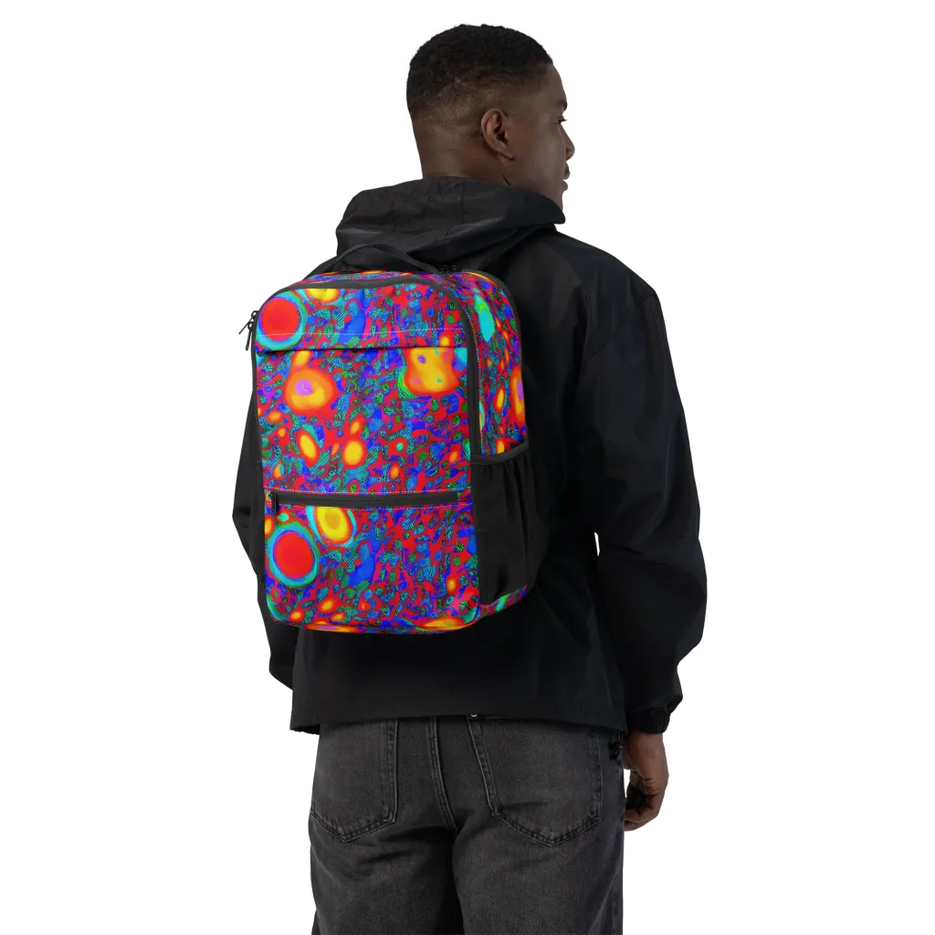 Electric Organism on Utility Backpack — Back