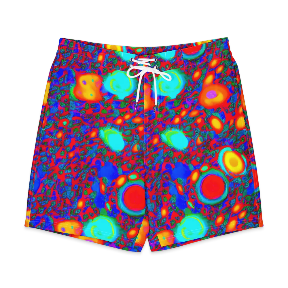 Electric Organism on Men's Board Shorts — Front