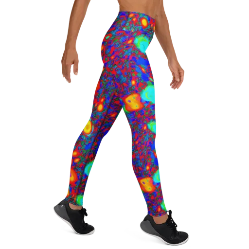 Electric Organism on a Yoga Leggings