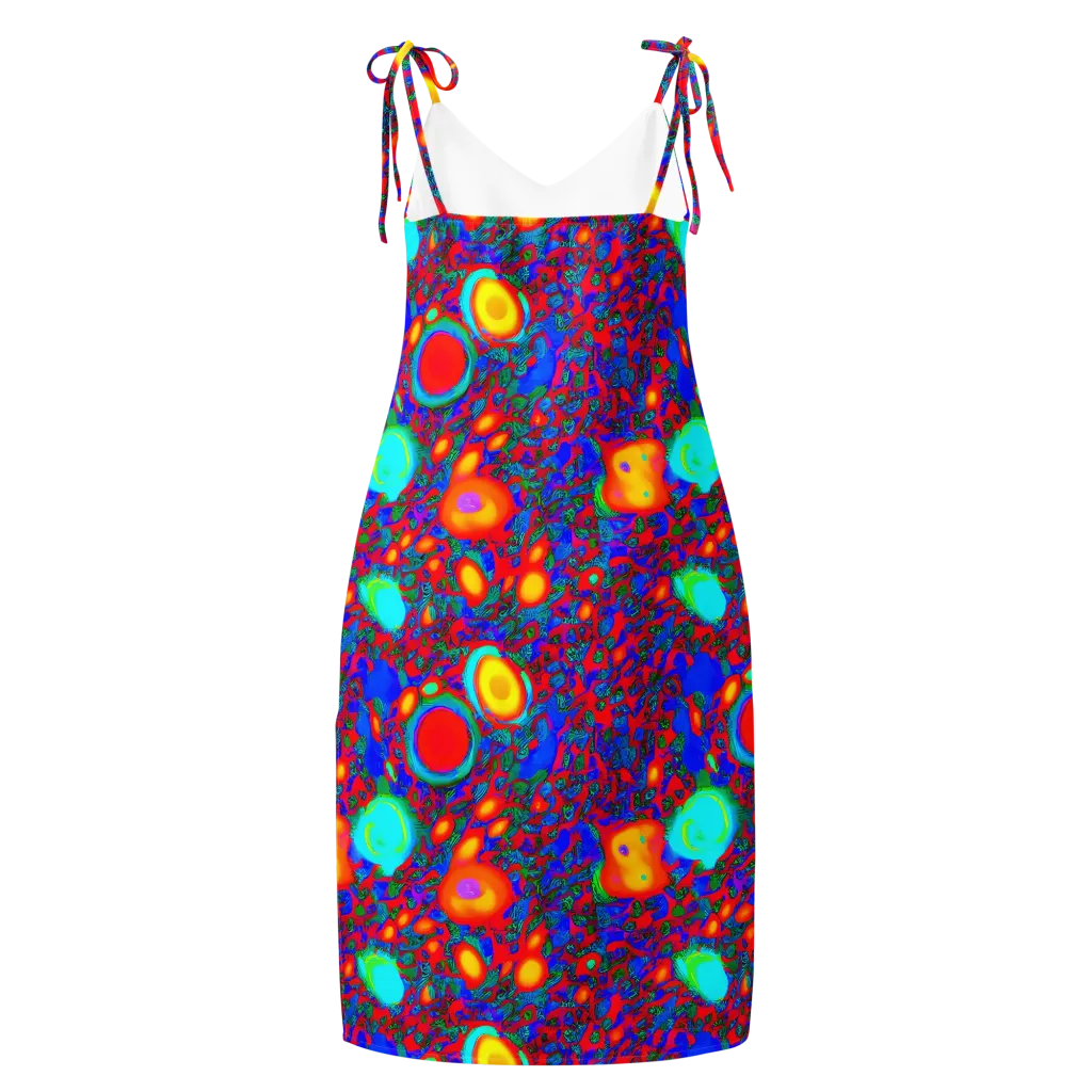 Electric Organism on Slip Dress — Back