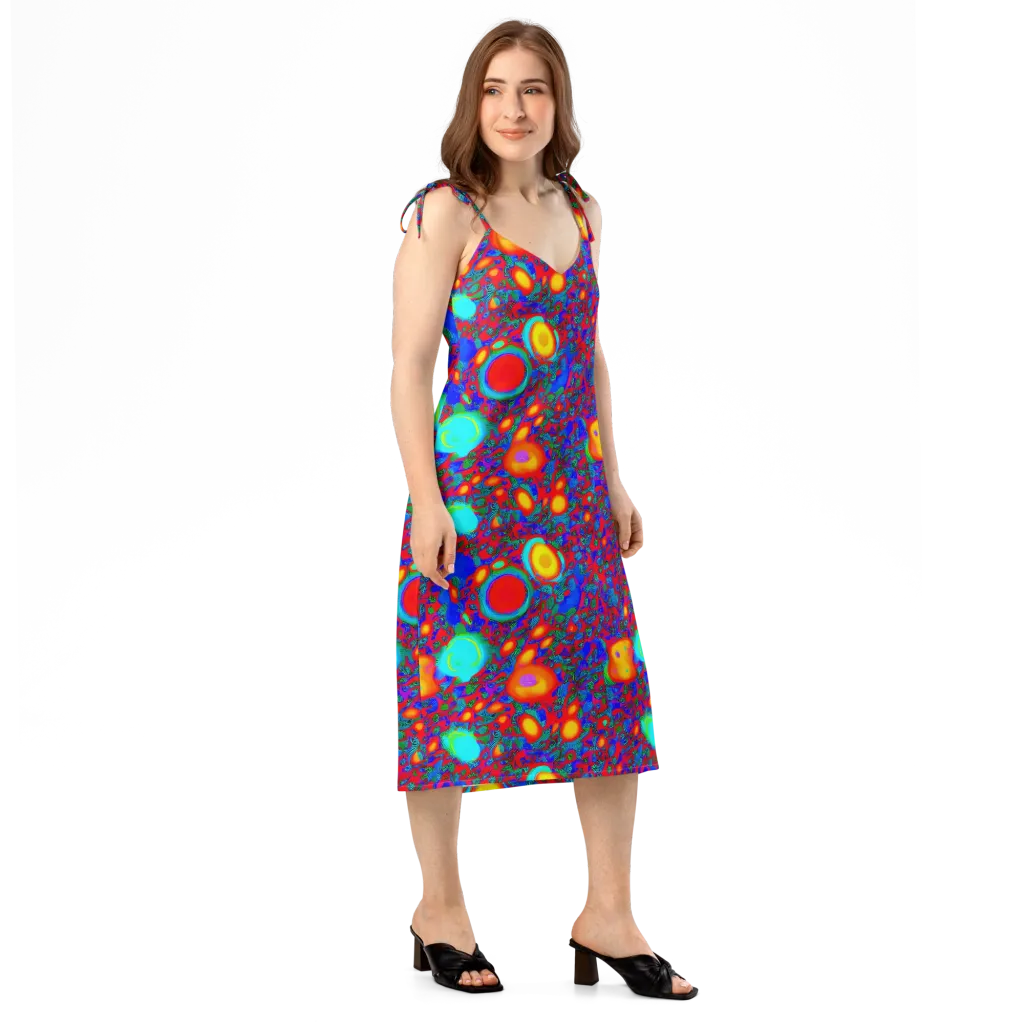 Electric Organism on Slip Dress — Right Front
